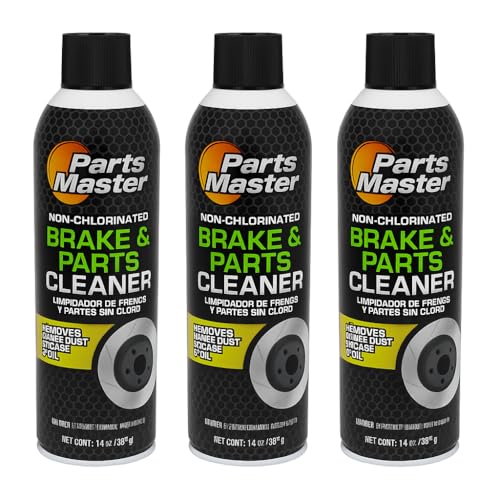 Brake Cleaner Chlorine-Free Brake and Parts Cleaner 14 oz. Parts Master – Pack of 3