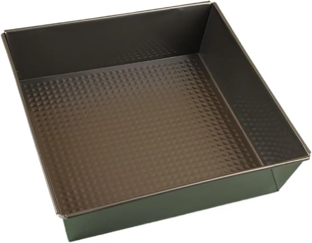 Non-Stick Rectangular Bread Baking Mold Honeycomb Toast Box Steel Material Cake For Home Use([Square] 24 * 24 * 6.5cm)