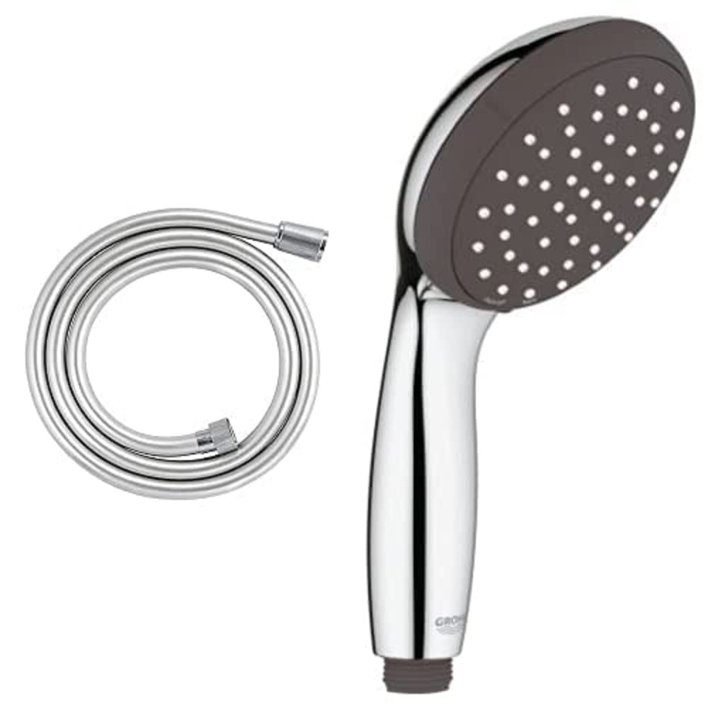 GROHE 28364000 | Silver Flex Hose | 1500mm + GROHE GRO27946000  