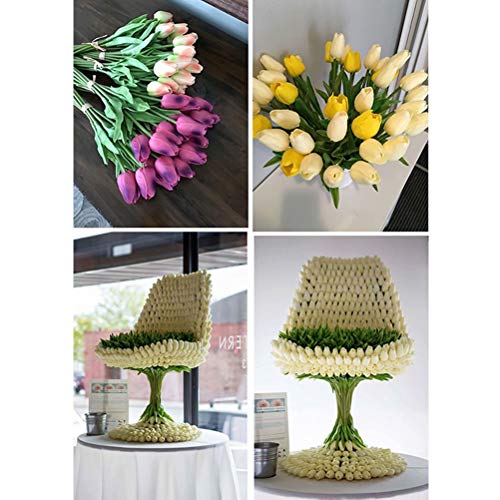 30Pcs Real-Touch Tulips Artificial Fake Pu Tulips Flowers For Home Wedding Party Decor #TOP5
