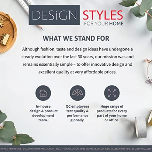 Three Tier Wall File Holder – Durable Copper Metal Rack With Spacious Slots For Easy Organization, Mounts On Wall And Door For Office, Home, And Work – By Designstyles #TOP5