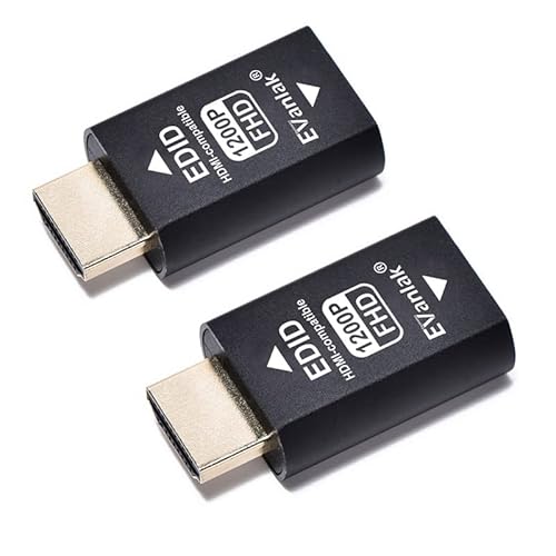 EVanlak HDMI-Emulator-Dongle eliminiert Emulator-Adapter 3. Generation, funktioniert mit Mac Thunderbolt auf HDMI-Switches/Extender/AV-Receiver/Video-Splitter ? 1920 x 1200 @ 59 Hz-2er-Pack? für 27,72 EUR bei amazon.de Bild: EVanlak HDMI-Emulator-Dongle eliminiert Emulator-Adapter 3. Generation, funktioniert mit Mac Thunderbolt auf HDMI-Switches/Extender/AV-Receiver/Video-Splitter ? 1920 x 1200 @ 59 Hz-2er-Pack? für 27,72 EUR bei amazon.de