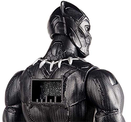 Boneco colecionador dos Vingadores da série Titan Hero - Blast Gear - Boneco da Pantera Negra de 30