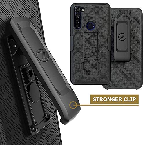 Zase Motorola Moto G Stylus (2020) for Verizon Holster Belt Clip Case Tough