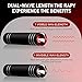 Red Light Therapy Device for Joint and Muscle, 660nm&850nm LED Light Therapy Wand, Portable Infrared Light Therapy Torch, Near Infrared Light for Body, Face, Neck, Back,Knee (Black)