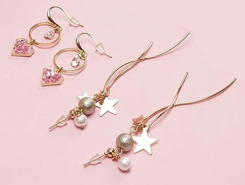 Miniatura 4 de MBODM - Almohadillas de silicona para pendientes, almohadillas de seguridad para orejas suaves y transparentes para las mujeres (100 unidades50