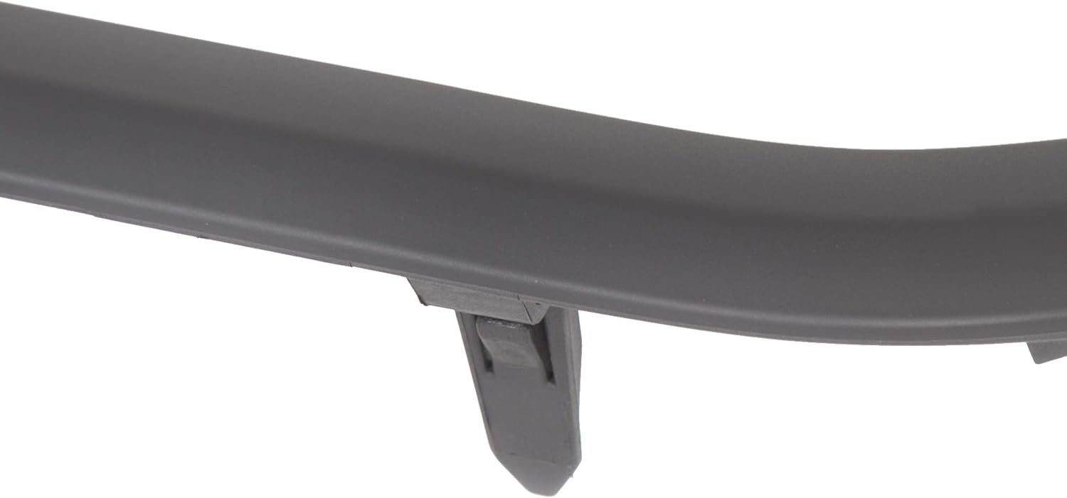 Grill Bezel Trim Compatible with 2016-2021 Toyota Tacoma with the SR Package Replacement for 5271104010 Plastic(ABS) Bumper Grille Molding Matte Black