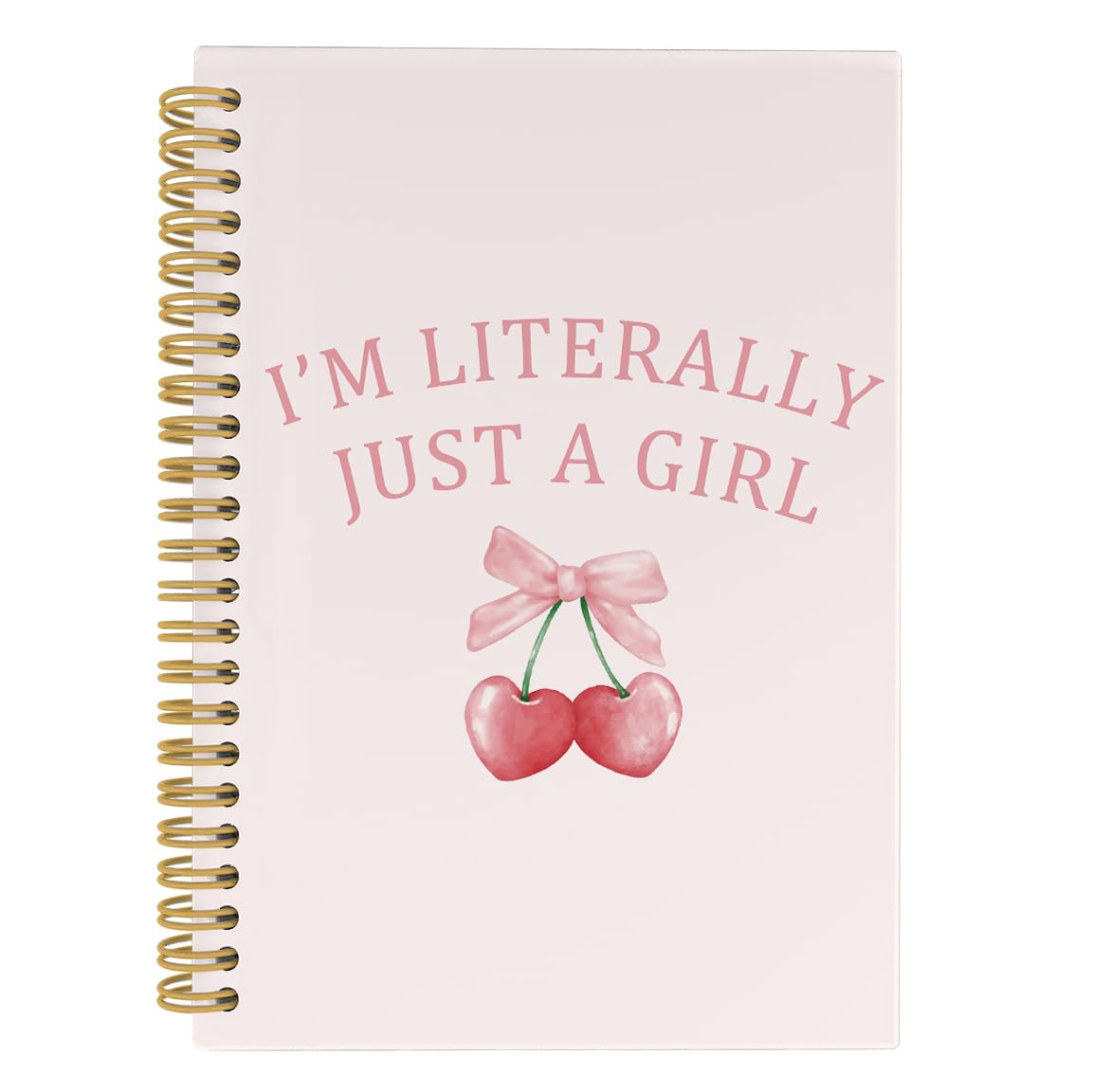 Carnet de notes rose coquette ANIANG, journal preppy ligné pour l'école et le bureau