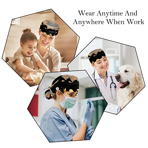 Chapeaux de travail anti-transpiration JDEZ casquettes bouffantes chevaux sauvages confort