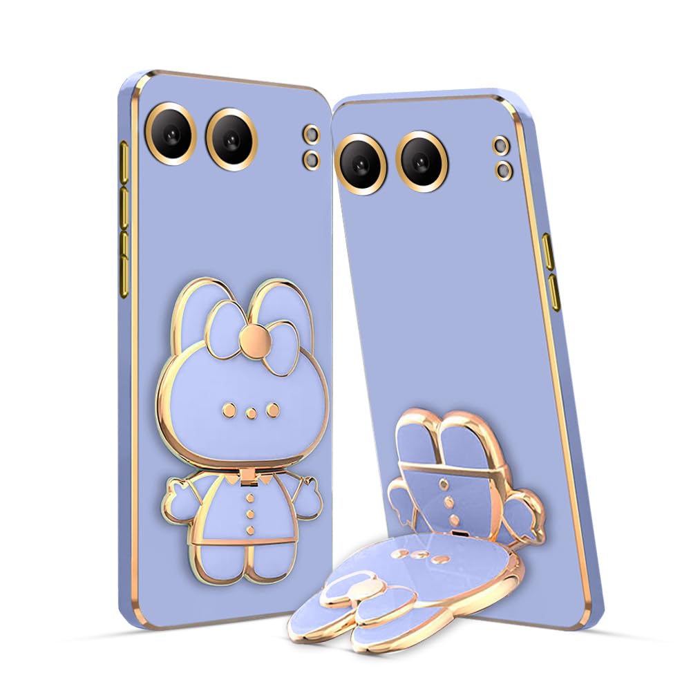KARWAN®️ 3D Cat Back Case and Cover with Stand Compatible for Oneplus Nord 4 Stand Mirror | Camera Protection | Electroplated | Folding Stand -Blue (B0D9QL1V2H) Amazon Price History, Amazon Price Tracker