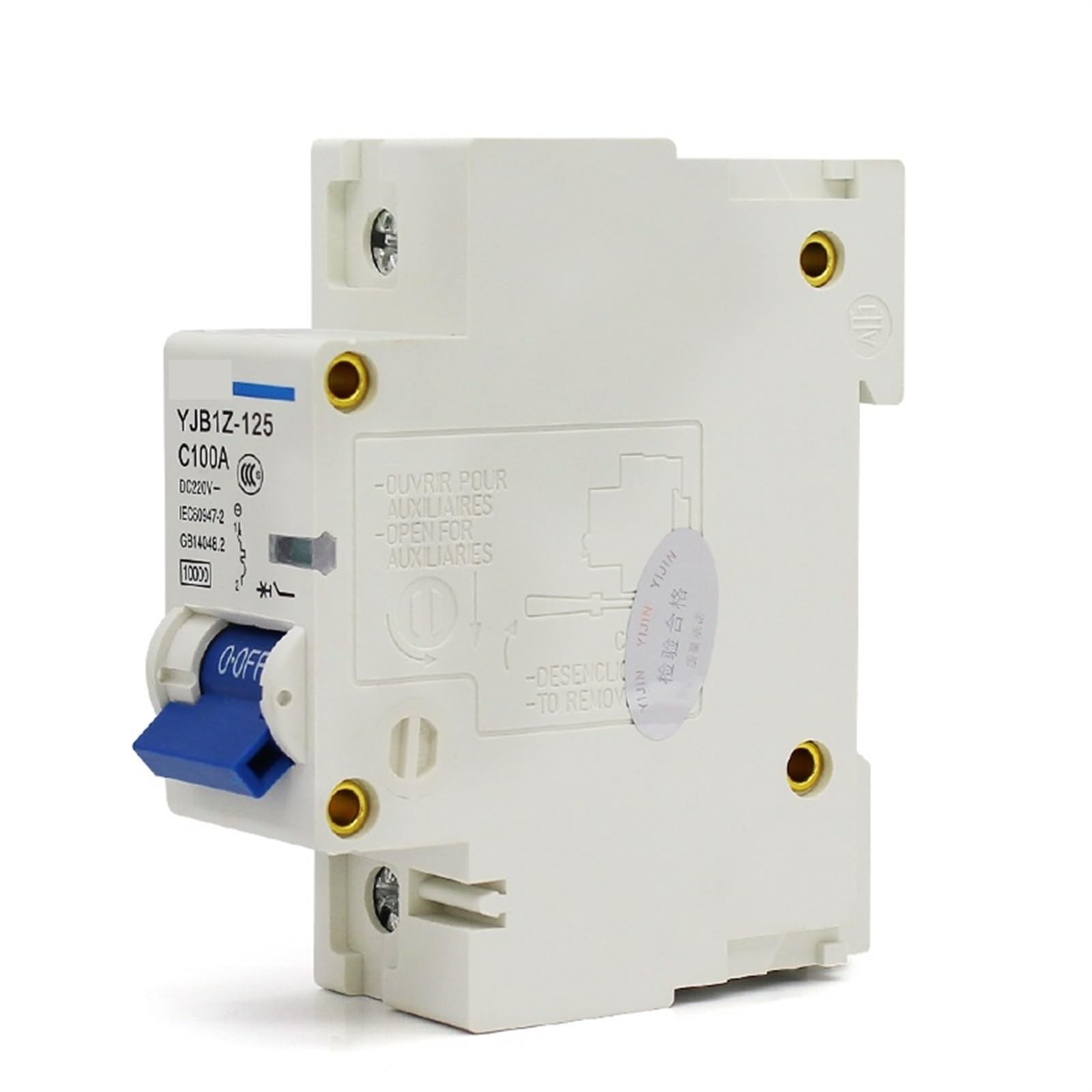 1P 100A 220V DC disjoncteur DC SOLARB Mini disjoncteur for PV solaire DL0226 1 pièces