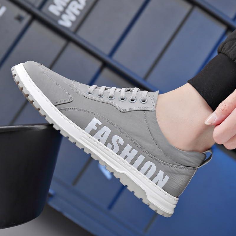 Men's Casual Dress Shoes Comfort Walking Shoes Retro Lace Up Comfortable Non-Slip Block Heel Oxford Sneakers2