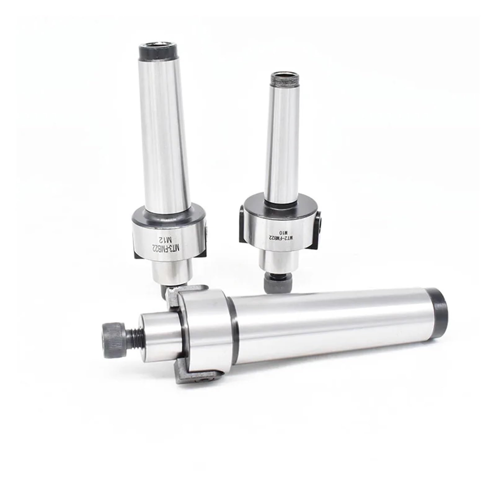 Herramientas para torno Adaptador de fresa frontal MT2 MT3 MT4 R8 FMB22 FMB27 BT30 NT30 ISO30, portaherramientas de fresadora, barra de tracción, herramientas de máquina CNC(R8-FMB27-M12)
