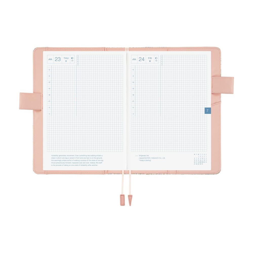 Hobonichi Techo A5 Planner Cover – Liberty Fabrics: Sasha Kiora (Cousin Size, Cover Only)