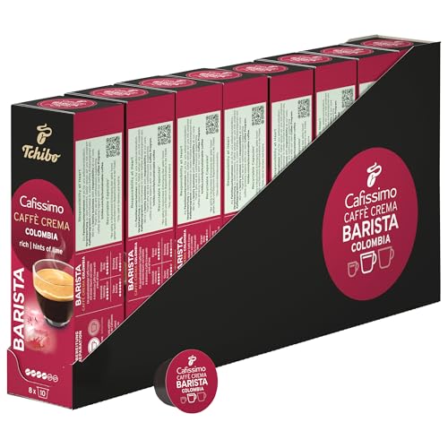 Tchibo Cafissimo Países variedades Caffè Crema Colombia, 80 Cápsulas En Paquete grande