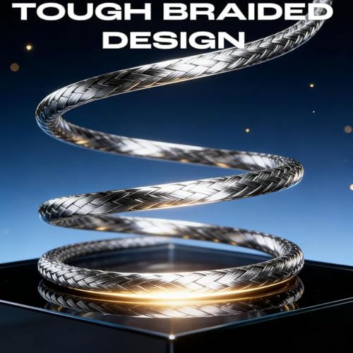 Image of 2-in-1 Invisible Holder Charger Cable - 240W Fast Charging Cord with Built-in Phone Stand, Multi Charger Cord with TypeC Multi-Angle Adjustable Stand, for Smartphones (Type C-Type C, 1pcs)