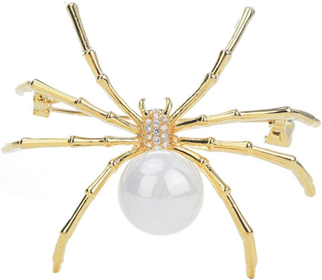 Ranvi Spider Brooch Pins, Halloween, Christmas Gold - Image 4