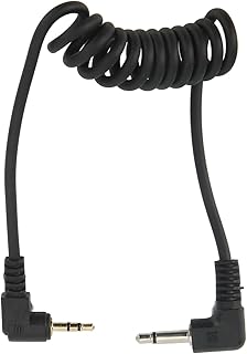 Pilipane Camera Shutter Cord,Camera Shutter Remote Control Cable and Photography Accessory Cable,Durable 2.5mm to 3.5mm Gold Plated Connector for Reliable Remote Photography