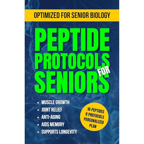 Peptide Protocols for Seniors Audiolibro Por Rachel B. Bennett arte de portada