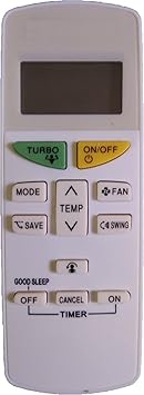 Remote 132 Inverter AC Compatible with DAIKIN AC Remote Controller (White)