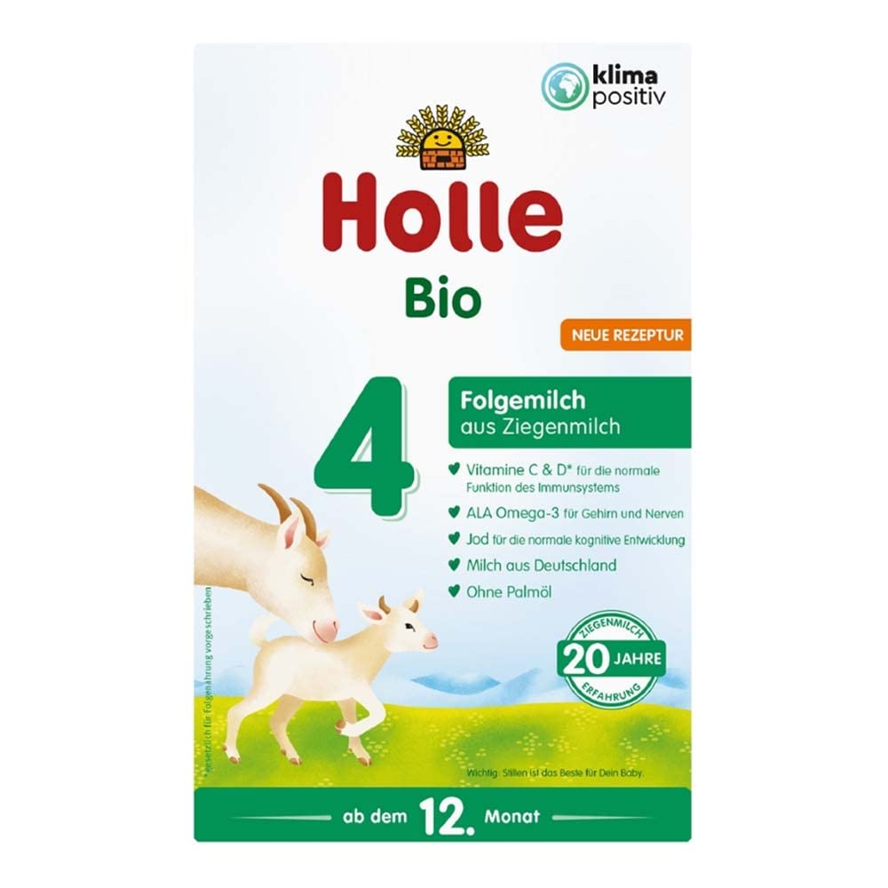 HOLLE BABYFOOD Bio Folgemilch 4, aus Ziegenmilch, 400g (3er Pack)