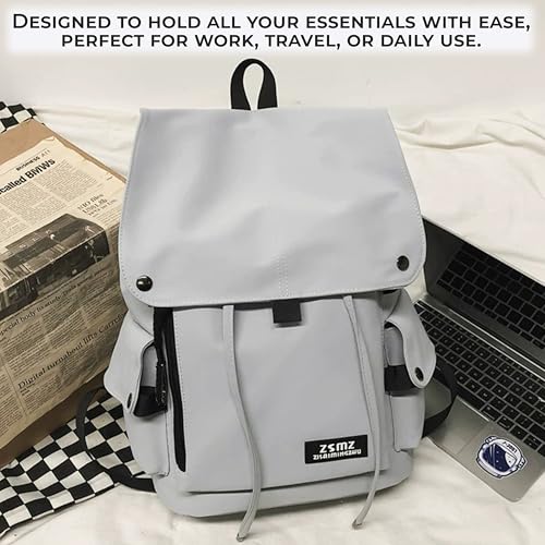Image of Kraptick Laptop Backpack for Men & Women | Waterproof & Durable Laptop Bag for Office, Travel & College | Spacious & Lightweight Backpack | Fits 15.6 Inch Laptop | Multipurpose Laptop Bag