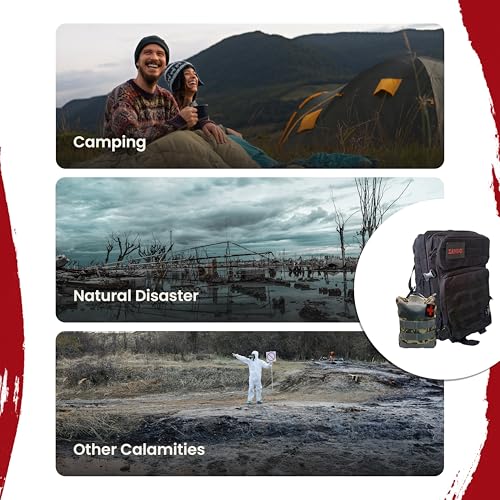 72 Hour Survival Kit with Solar Power Bank