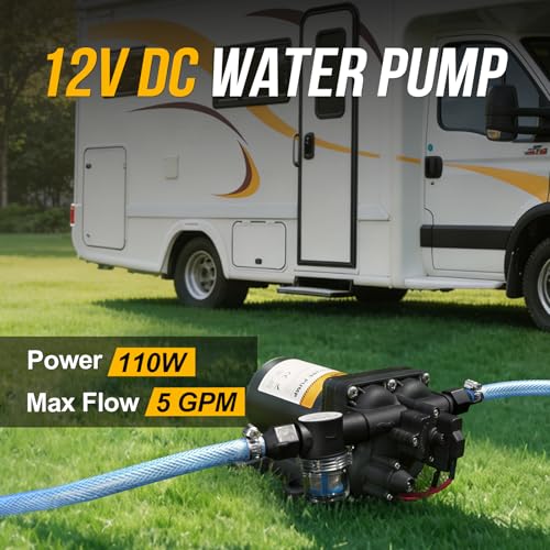 Gidrox 5.0GPM 55PSI Quiet RV Pump