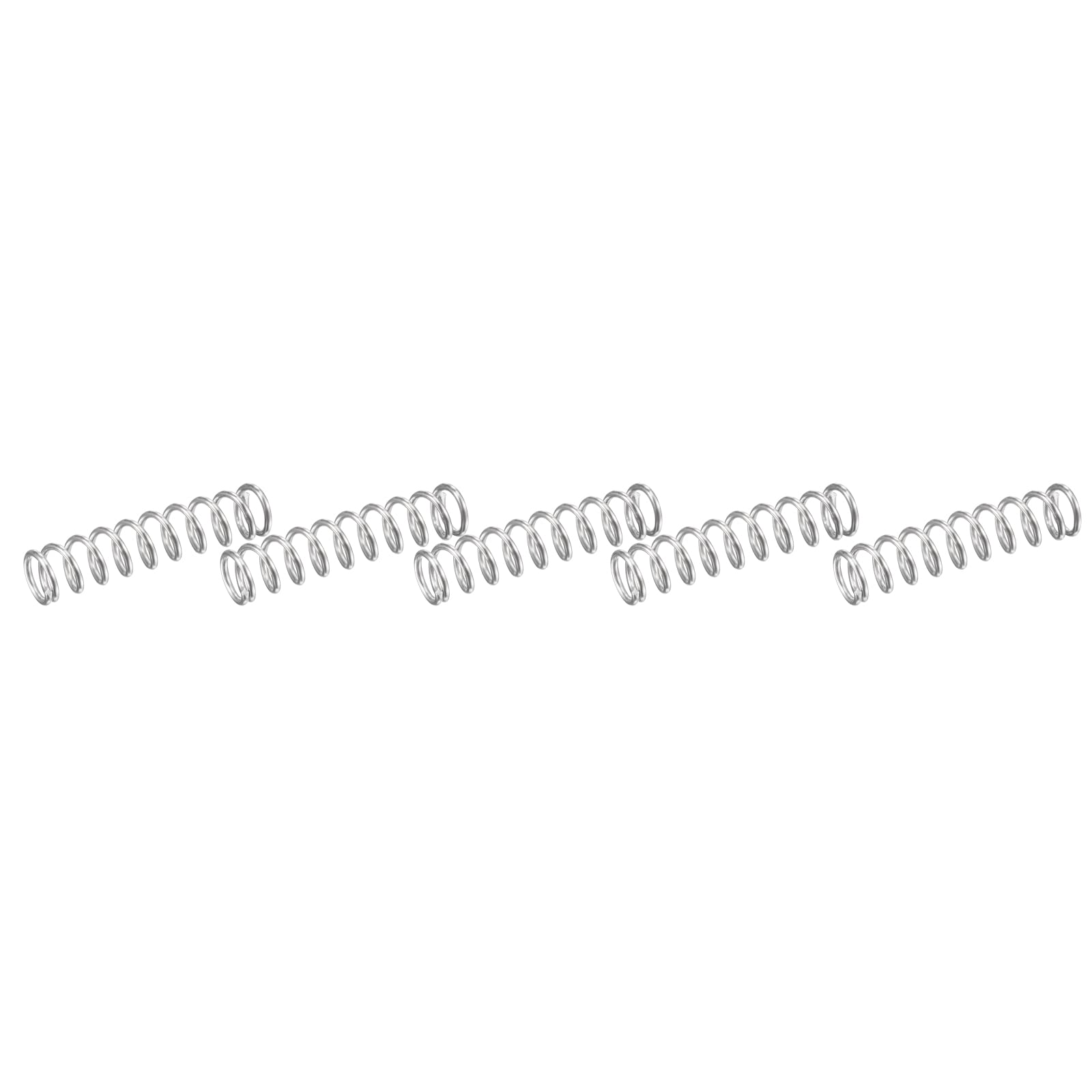 METALLIXITY Compression Springs (1x16mm OD,40mm Free Length) 5Pcs, 304 Stainless Steel Extension Spring - for Shop Home Repairs, DIY Projects, Silver Tone — Amazon image 26