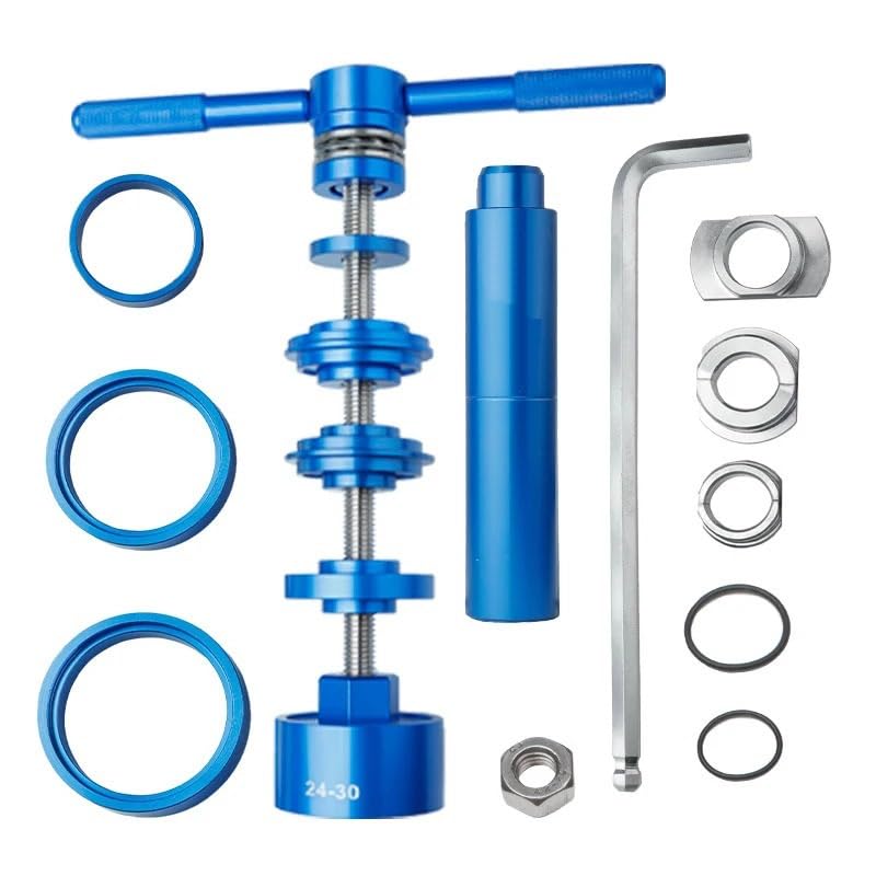 Kit de herramientas extracción rodamientos bicicleta, Instalación rápida, removedor tensor extractor cadena(Professional Edition)