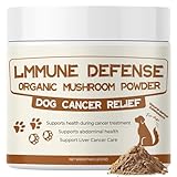 Dog Cancer Supplements, Dog Critical Guard, Defense Immune Support, Mushroom Supplement with Turkey Tail, Reishi, Lion’s Mane & Cordyceps, Immune Support Powder for Wellness & Vitality, Natural Herbal