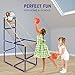 Basketball Arcade Game for Kids - Single Shot Indoor Shooting System with Mini Hoop, Ball and Pump for Kids - Great Gift for Boys (Basketball Arcade)