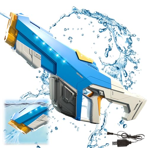 Anyingkai Elektrische Wasserpistole mit Automatischer Wasseraufnahme,Wasserpistole Elektrisch Erwachsene,Automatische Wasserpistole Elektrisch,Spritzpistole Wasser Elektrisch für Kinder