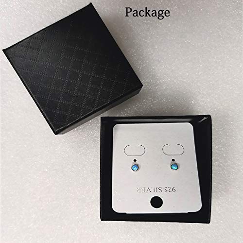 SUNSK Maansteen Oorbellen Oorsteker Vrouwen Mode Sieraden 925 Sterling Zilver Oorbellen Studs Minimalistische Sieraden voor Gevoelige Oren - Image 5