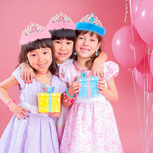 Fedio Princess Dress Up Shoes Set Little Girls Role Play Shoes Pretend Princess Gift Set Toy Set With 3 Pairs Of Play Shoes, 2 Princess Cape,2 Crown Tiaras, Unicorn Purse And Princess Accessories Jewelries For Girls Aged 3,4,5,6 Birthday Christmas #TOP5