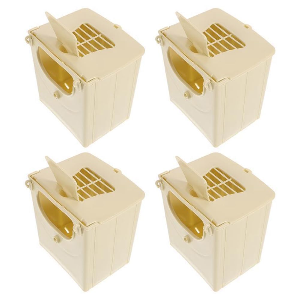 Nichoir pour oiseaux en balcon cabane en bois naturel pour petits passereaux