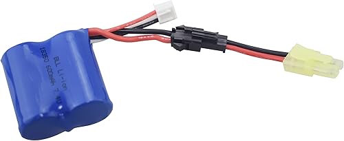 Miniatura 4 de sea jump 2 baterías de litio de 7.4 V 600 mAh + 2 cables de carga USB para Syma Q2 Q3 Skytech H100 H102 H106 H120 RC modelo de vela de barco de alta
