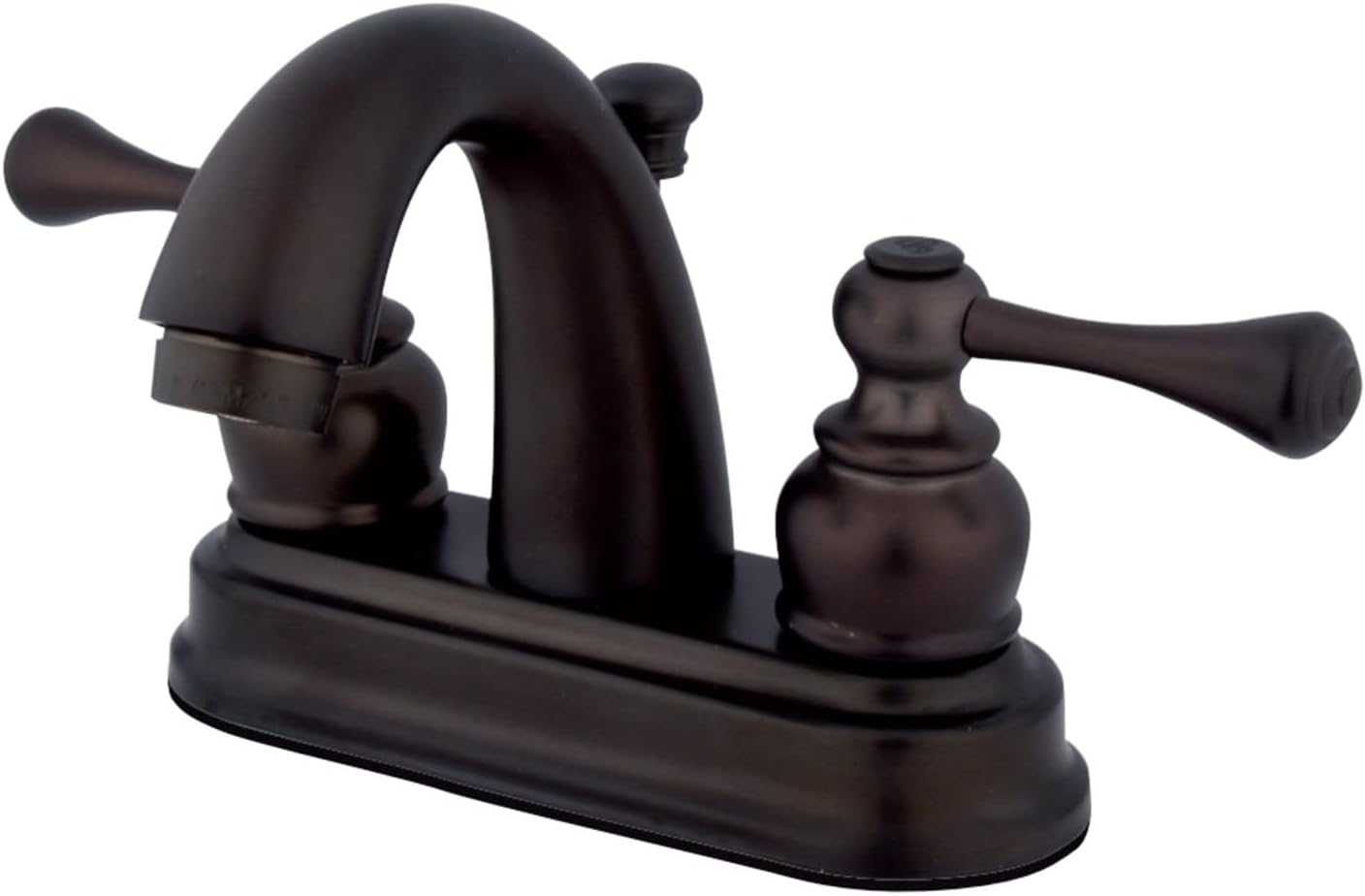 Kingston Brass KB5618BL Vintage 4-Inch Centerset Lavatory Faucet, Brushed Nickel
