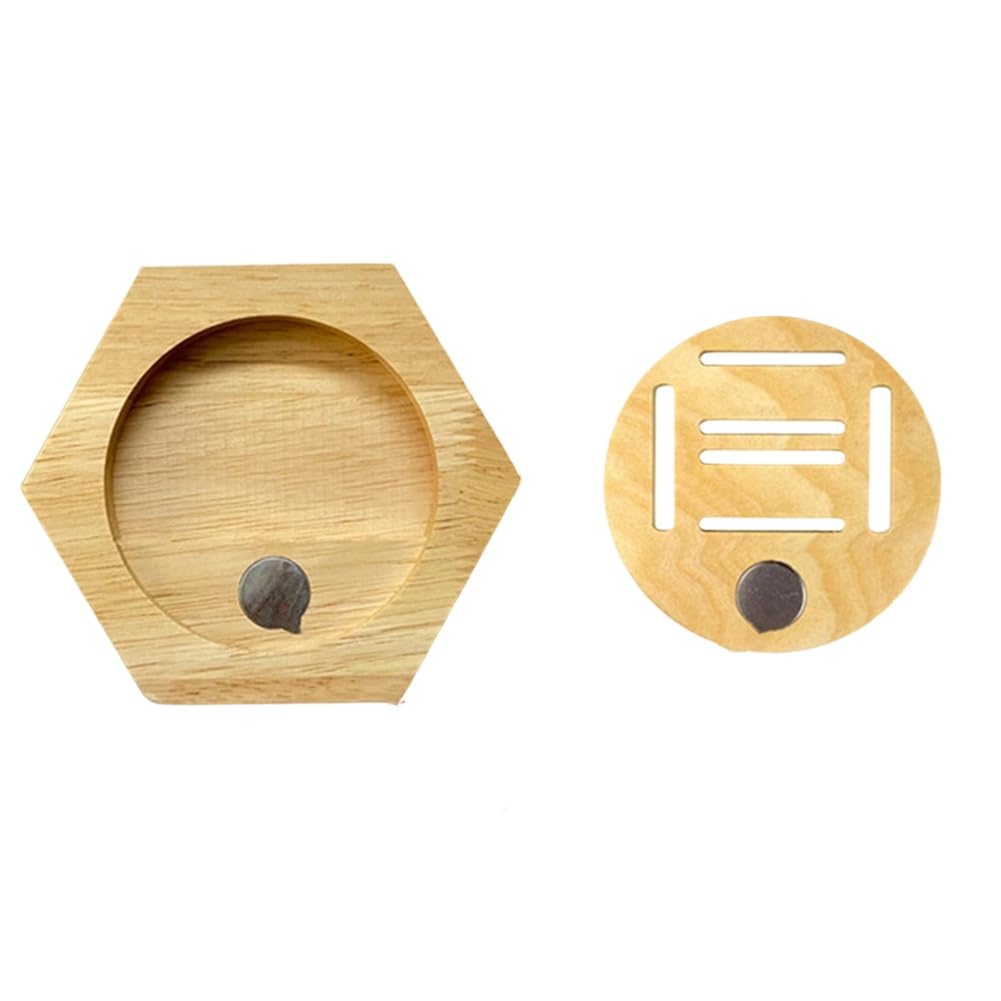 CTRLZS For Sports Medal Holder 5PCS Wooden Hexagonal Honeycomb Combination Display Rack