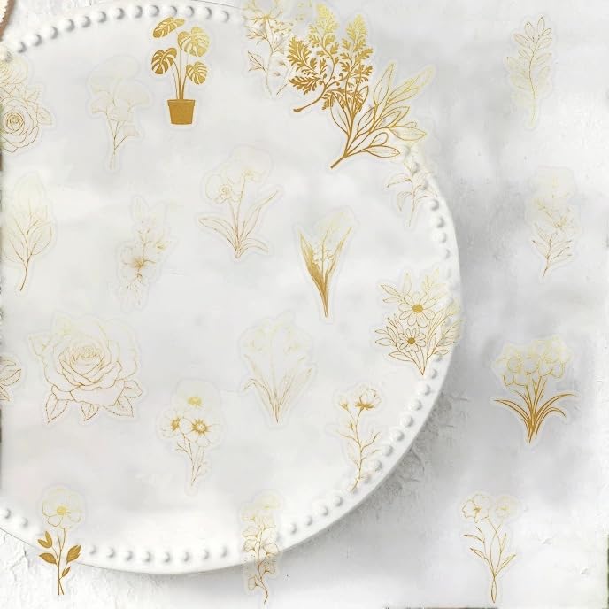 Flower Stickers for Laptop(300 PCS),Gift for Children Teens Adults Girl Boys,Cute Flower Waterproof Stickers for Skateboard,Scrapbook,Bike,Phone,Computer,Luggage Water Bottle Guitar - Image 3