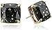 kate spade new york Small Square Black Stud Earrings
