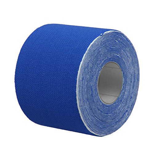 ROSENICE 6 Rollos Kinesiotape Vendaje Neuromuscular Cinta Kinesiologica Azul Oscuro 500x2.5cm