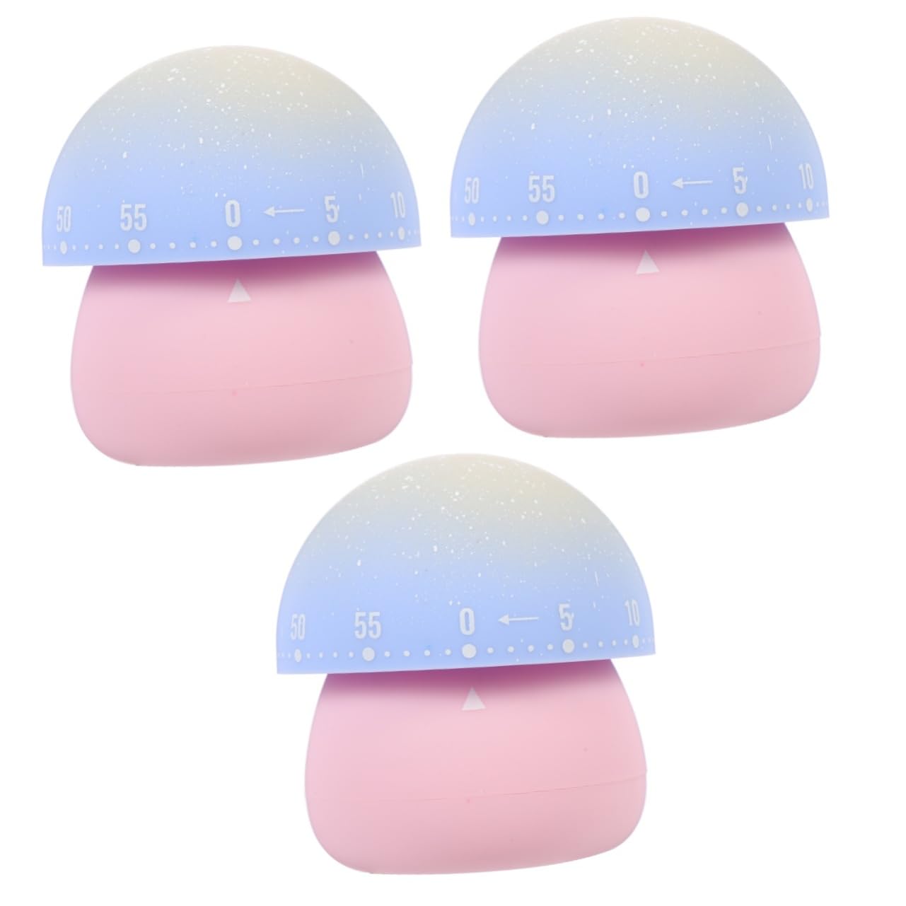 Amosfun 3St Küchenuhr uhrzeit Lernen arbeitszeiterfassung Küchenzeitmesser zeitschaltuhren Küchentimer zum Kochen manueller Kochtimer mechanischer Timer Countdown-Timer süße Küche Abs Rosa