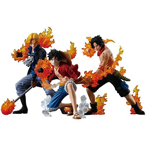 ワンピース ONE PIECE Amazon.co.jp: ワンピース ATTACK STYLING 炎の3兄弟 8個入りBOX（食玩