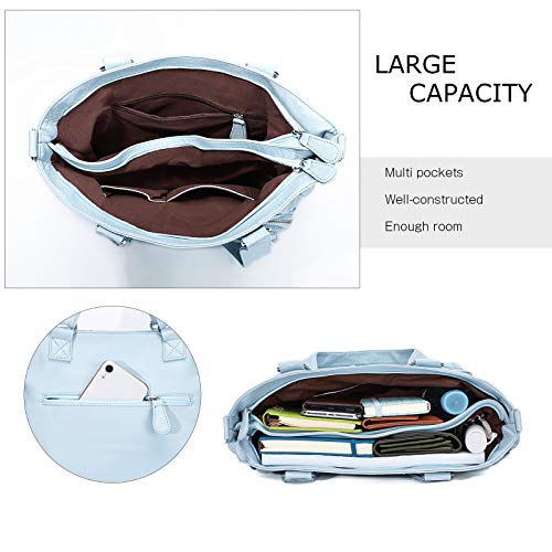 Image of KL928 Large Purses for Women Shoulder Bag Tote Handbags Stylish Vegan Leather Hobo Bags Ladies, A-Black-4 | Large
