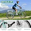 LILYPELLE Mountain Tricycle for Adults, 7 Speed Three Wheel Bikes, 24/26/27.5 Inch Men's Women's Tricycles Trikes with Shopping Basket #1