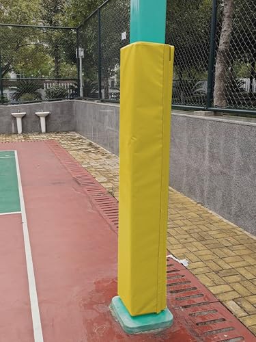 Protector de poste de espuma de alta densidad, cubierta anticolisión para mayor seguridad en gimnasios y canchas de baloncesto, 1,8 m de altura, perfecto para instalaciones deportivas y atletas