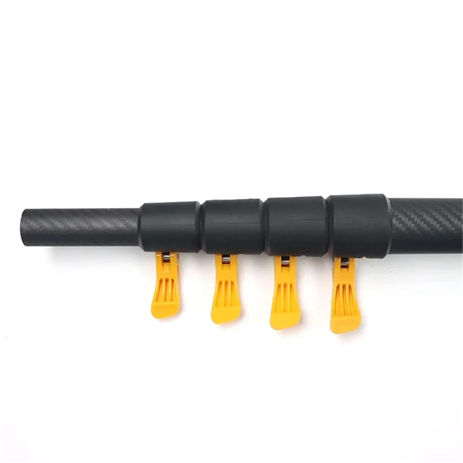 Perche Télescopique en Fibre De Carbone Robuste, Longue Poignée, Grande Portée, Extensible, for Le Nettoyage Et La Peinture(15m Carbon Fiber)