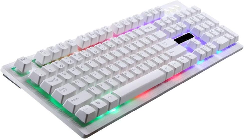 ELECOM VK310S ホワイト ショップ ゲーミングキーボード・VM600PE