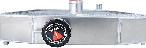 Miniatura 7 de Radiador de aluminio de 4 filas de repuesto para Jeep CJ3 CJ5 CJ6 DJ5 DJ6 1955 Willys Radiador 1955 1960 1961 1962 1963